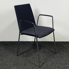 Wiesner Hager Stoel - Grijs/Blauwe Stof