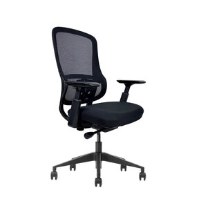 Bureaustoel Noah - Zwart | Ergonomisch Design