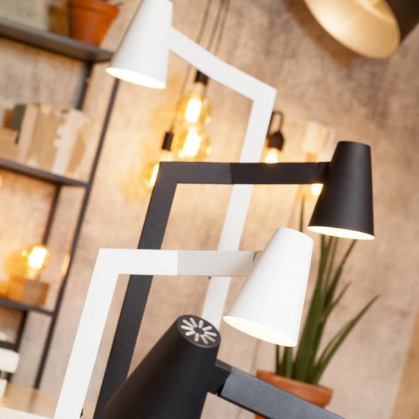 it's about RoMi Moderne - Vloerlamp - Zwart - Design - Biarritz