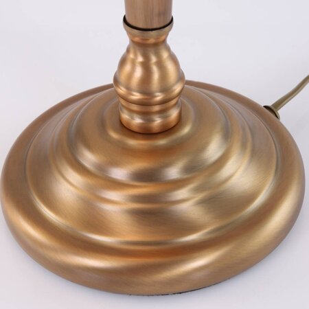 Steinhauer Klassieke Bankierslamp Ancilla brons wit