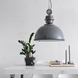 Hanglamp Bikkel Ø42 cm Grijs