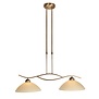 Klassieke - Hanglamp - Brons - 2 lichts - Capri
