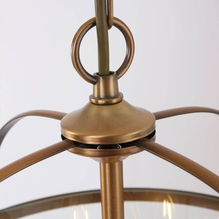 Steinhauer Klassieke hanglamp Pimpernel 4-lichts brons