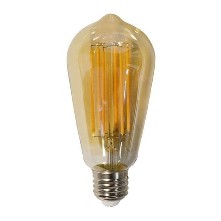 BelaLuz Lichtbron E27 LED 6W Edison Filament Amber Dimbaar
