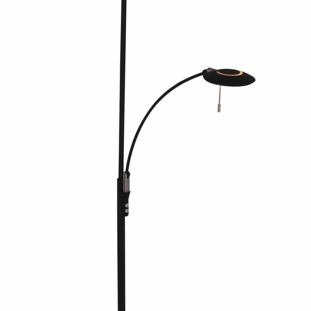Steinhauer Moderne - Vloerlamp - Zwart - Met leeslamp - Zenith