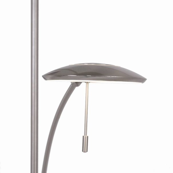Steinhauer Moderne - Vloerlamp - Staal - Met leeslamp - Zenith