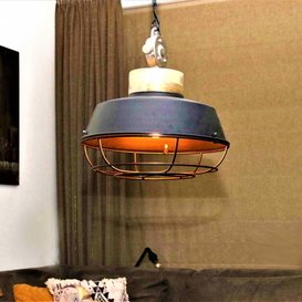 Hanglamp Mumbai Hout Zwart