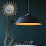 Industriële - Hanglamp - Zwart - 1 lichts - Nové