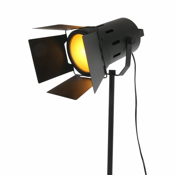 Mexlite Moderne - Vloerlamp - Zwart - Statief - Hollywood