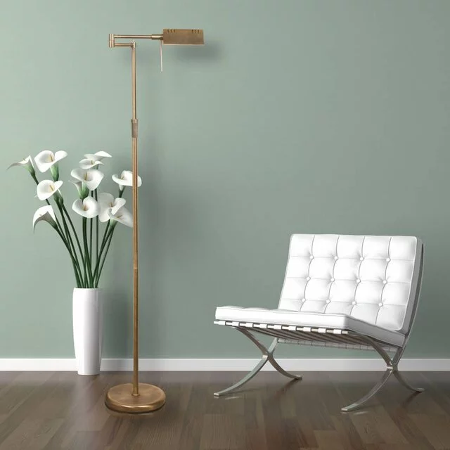Vloerlamp Karl LED Brons