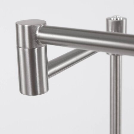 Mexlite Moderne vloerlamp Karl LED staal