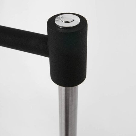Mexlite Moderne vloerlamp Karl LED zwart