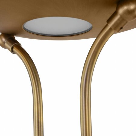 Mexlite Klassieke vloerlamp Biron LED brons