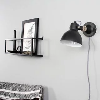 Wandlamp Dominique Zwart