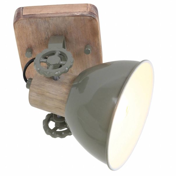 Mexlite Landelijke - Wandlamp - Groen - 1 lichts - Gearwood
