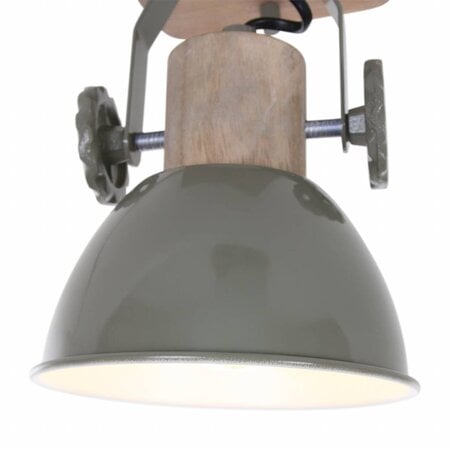 Mexlite Landelijke wandlamp Gearwood 1-lichts groen