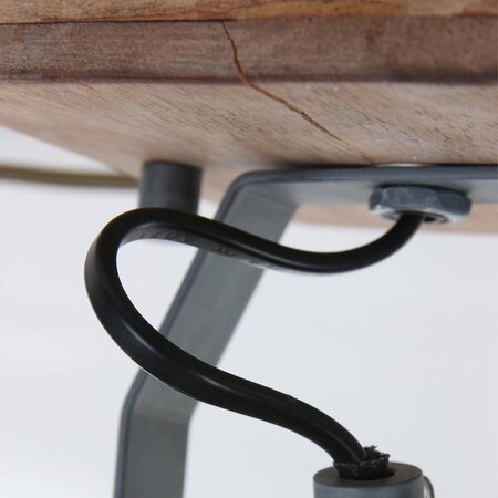 Mexlite Landelijke wandlamp Gearwood 1-lichts groen