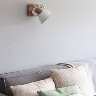 Wandlamp Gearwood 1-lichts Wit