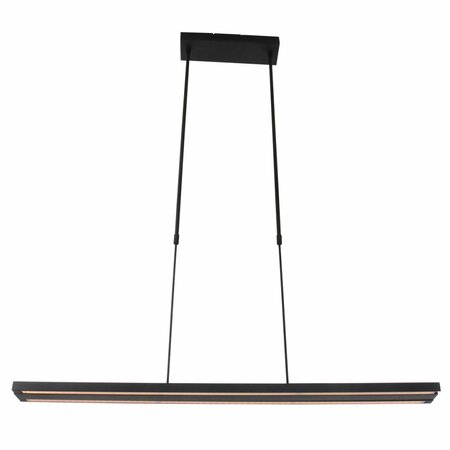 Steinhauer Moderne hanglamp Zelena Motion uittrekbaar zwart