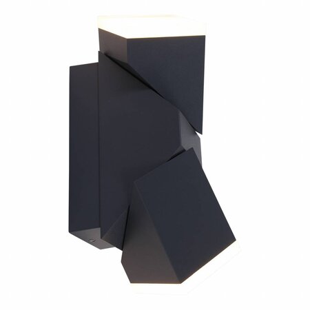 Steinhauer Moderne buiten wandlamp Jack verstelbaar zwart