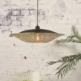 Hanglamp Kalimantan Bamboe medium Naturel