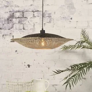 Hanglamp Kalimantan Bamboe medium Naturel