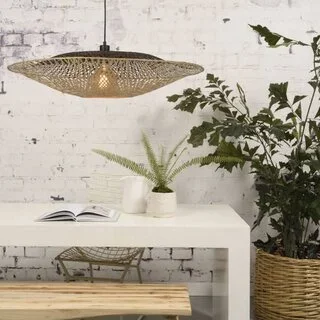 Hanglamp Kalimantan Bamboe large Naturel