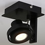 Moderne - Opbouwspot - Zwart - 1 lichts - Quatro