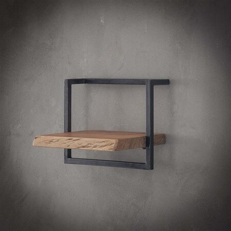 BelaLuz Landelijke wandplank Orlando 40 cm acaciahout