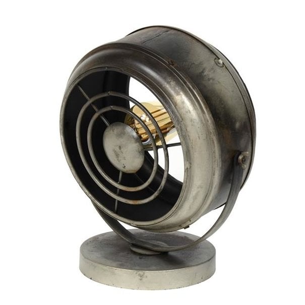 BelaLuz Industriële - Tafellamp - Oud zilver - 29 cm - Wing