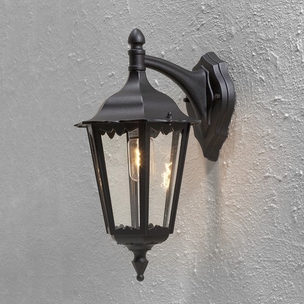 Konstsmide Klassieke - Buiten wandlamp - Zwart - Hangend - Firenze