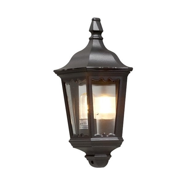 Konstsmide Klassieke - Buiten wandlamp - Zwart - Flush - Firenze
