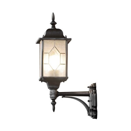 Konstsmide Klassieke staande buitenlamp Milano 53 cm zwart