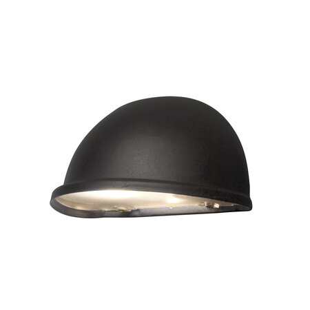 Konstsmide Moderne buiten wandlamp Torino Kwartrond zwart
