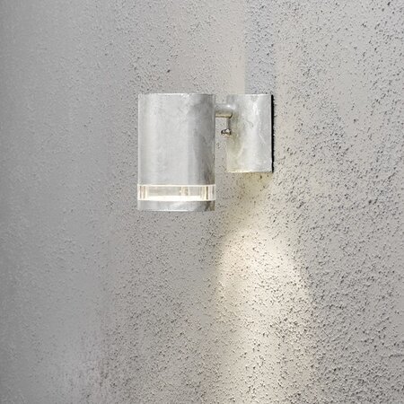 Konstsmide Industriële buiten wandlamp Modena 1-lichts gegalvaniseerd