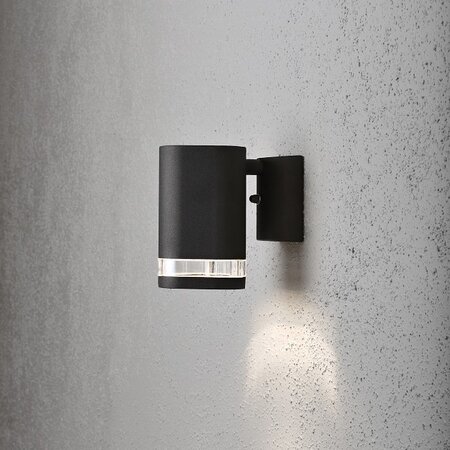 Konstsmide Moderne buiten wandlamp Modena 1-lichts zwart