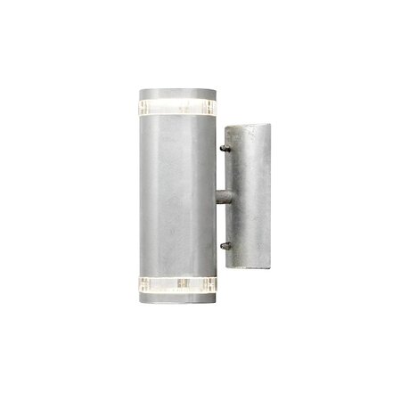 Konstsmide Moderne buiten wandlamp Modena 2-lichts gegalvaniseerd staal