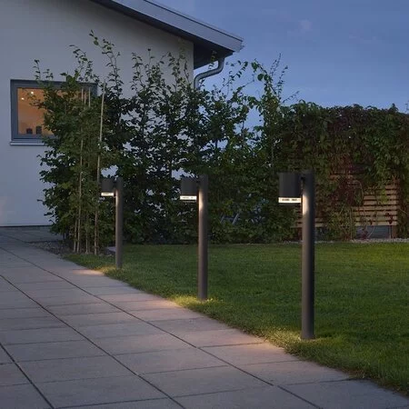 Konstsmide Moderne staande buitenlamp Modena 1-lichts downlight zwart