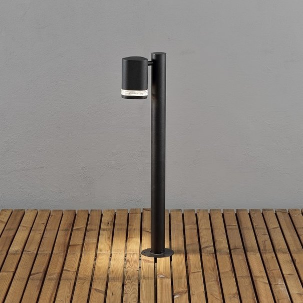 Konstsmide Moderne - Staande buitenlamp - Zwart - 1 lichts - Modena