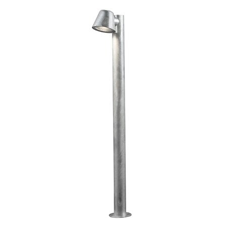 Konstsmide Moderne staande buitenlamp Trieste 100 cm gegalvaniseerd staal