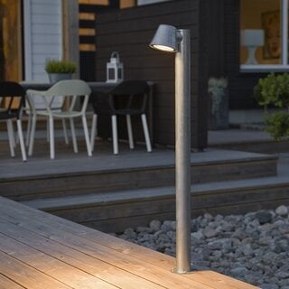 Staande buitenlamp Trieste 100 cm Gegalvaniseerd staal