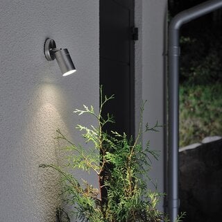 Buiten wandlamp Modena Zwenkbaar RVS
