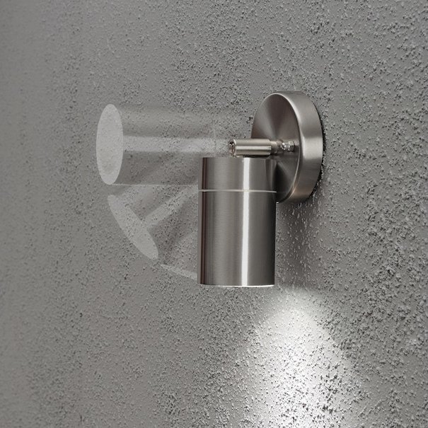 Konstsmide Moderne - Buiten wandlamp - RVS - Zwenkbaar - Modena