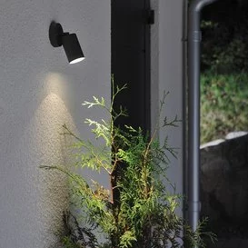 Buiten wandlamp Modena kantelbaar Zwart