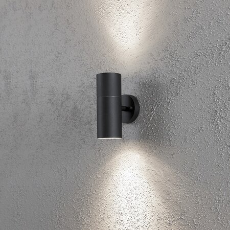 Konstsmide Moderne buiten wandlamp Modena XL zwart