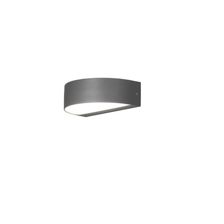 Konstsmide Moderne buiten wandlamp Monza PowerLED 2x 4,5W antraciet