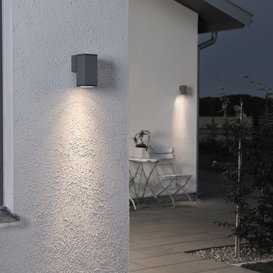 Buiten wandlamp Monza 13.5 cm Antraciet