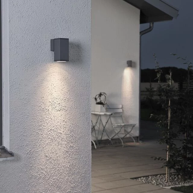 Buiten wandlamp Monza 13.5 cm Antraciet