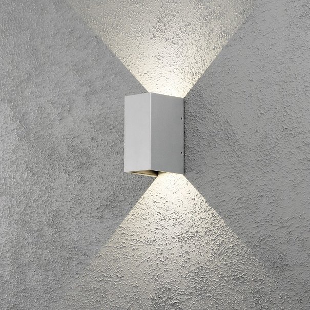 Konstsmide Moderne - Buiten wandlamp - Grijs - 17 cm - Cremona