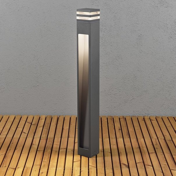 Konstsmide Moderne - Staande buitenlamp - Antraciet - 100 cm - Massa